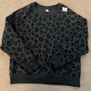 NWT Old Navy sweatshirt animal print size M